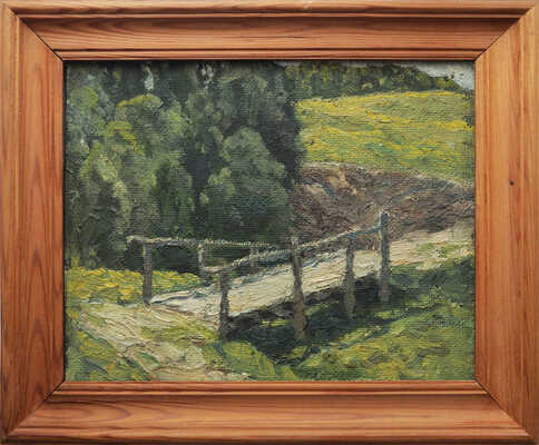 Неизвестный художник. Этюд. Мостик 